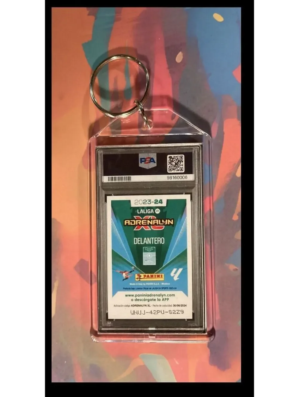 3014 Lamine Yamal  2023 Adrenalyn XL Laliga PSA Style - Custom Keychain-Gift